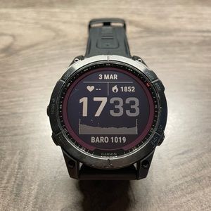 Garmin Fenix 7 - Sapphire Solar, Black DLC Titanium